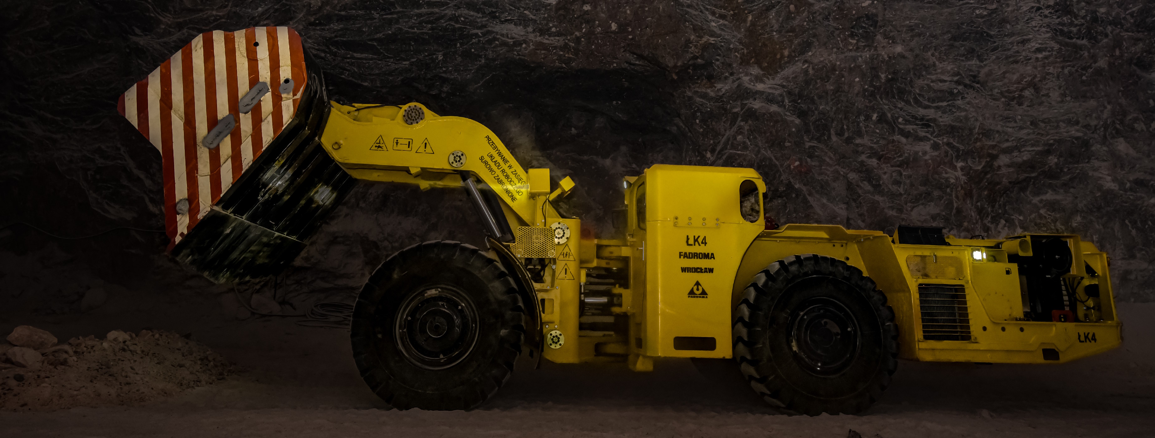 LK4 loader in an underground mine